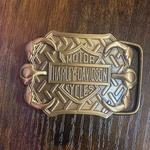 Harley-Davidson Bronze Belt Buckle